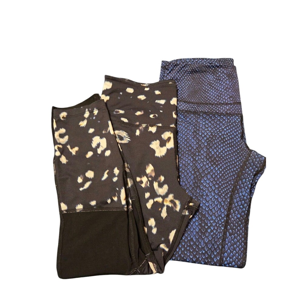 LOT Of 2 Varley Leggings Yoga Pants Women's S Mid Rise Ankle And Capri H22.5
